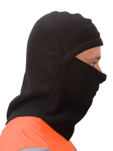 MotoLike Подшлемник супертеплый флисовый Якутия Черный в Воронеже