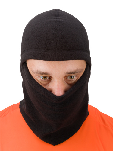 MotoLike Подшлемник супертеплый флисовый Якутия Черный в Воронеже