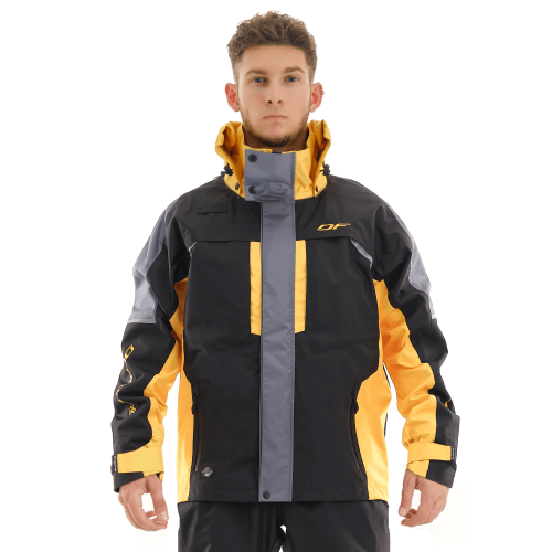 Dragonfly Куртка мембранная Quad Pro Black-yellow в Воронеже