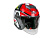 AiM Шлем открытый JK526 Red/Grey/Black в Воронеже