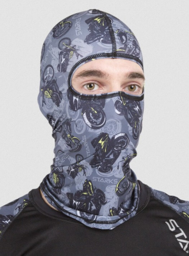 Starks Подшлемник Light Print Moto Серый принт в Воронеже
