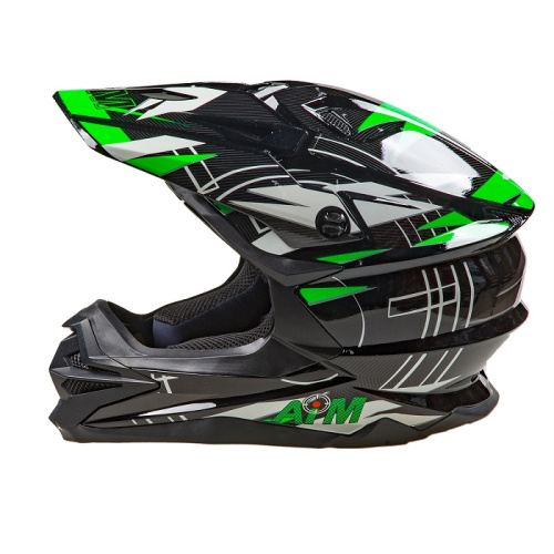 AiM Шлем кроссовый JK803S Green/Black в Воронеже