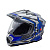 AIM Шлем кросс/эндуро JK802S Blue/Grey/Black в Воронеже