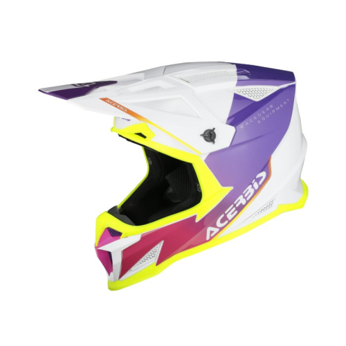 Acerbis Шлем T711 White/Purple в Воронеже