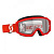 Scott Очки кроссовые Primal clear red/white clear works в Воронеже