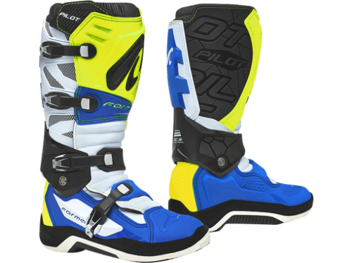 Forma Ботинки Pilot YellowFluo/White/Blue в Воронеже