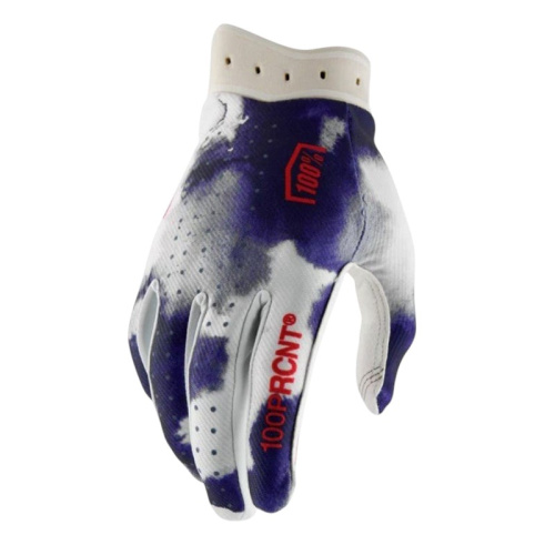 100% Мотоперчатки текстильные ITrack Blue/White 2026 в Воронеже