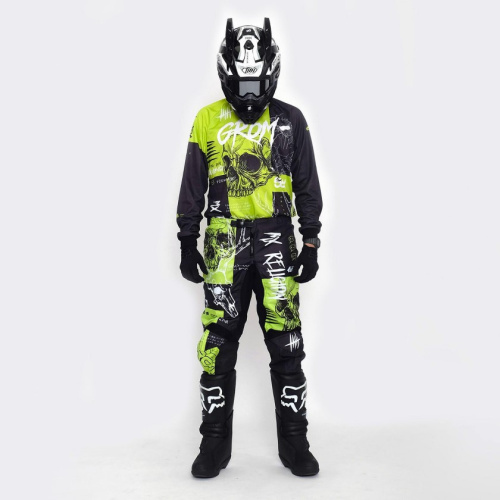 Grom Джерси MX Religion lime в Воронеже