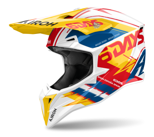 Airoh Мотошлем Wraaap Sixdays Spain 2024 Glossy в Воронеже