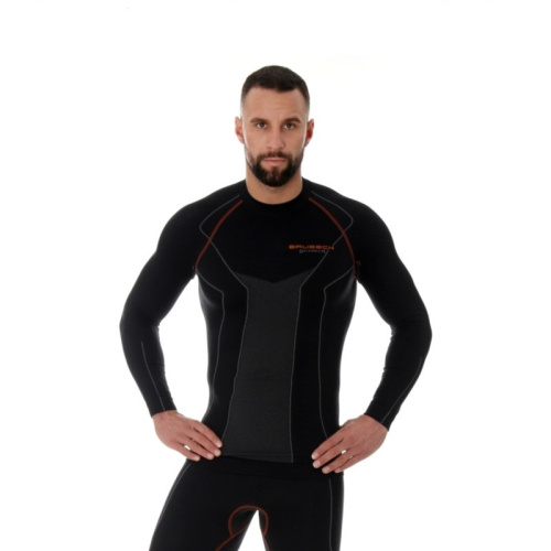Brubeck Футболка мужская Thermo Protect черный в Воронеже
