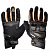 Sweep Перчатки кожаные+текстиль Hammer Black/Orange в Воронеже
